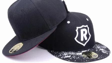 Sombrero de gorra Snapback de béisbol de ala plana nueva de acrílico personalizado